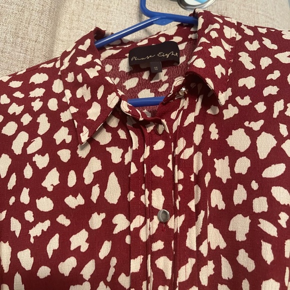 Este Polka Dot Shirt Midi Dress - Picture 10 of 10